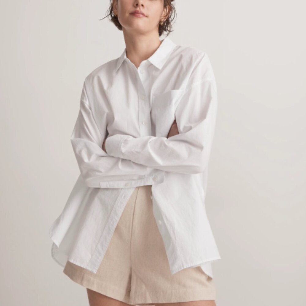 Oversized button down